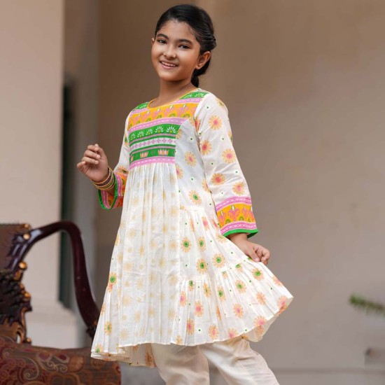 Girls Frock-34336